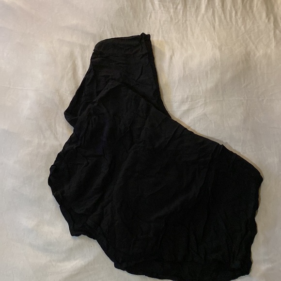 High rise super flare flowey black pants - Picture 3 of 4